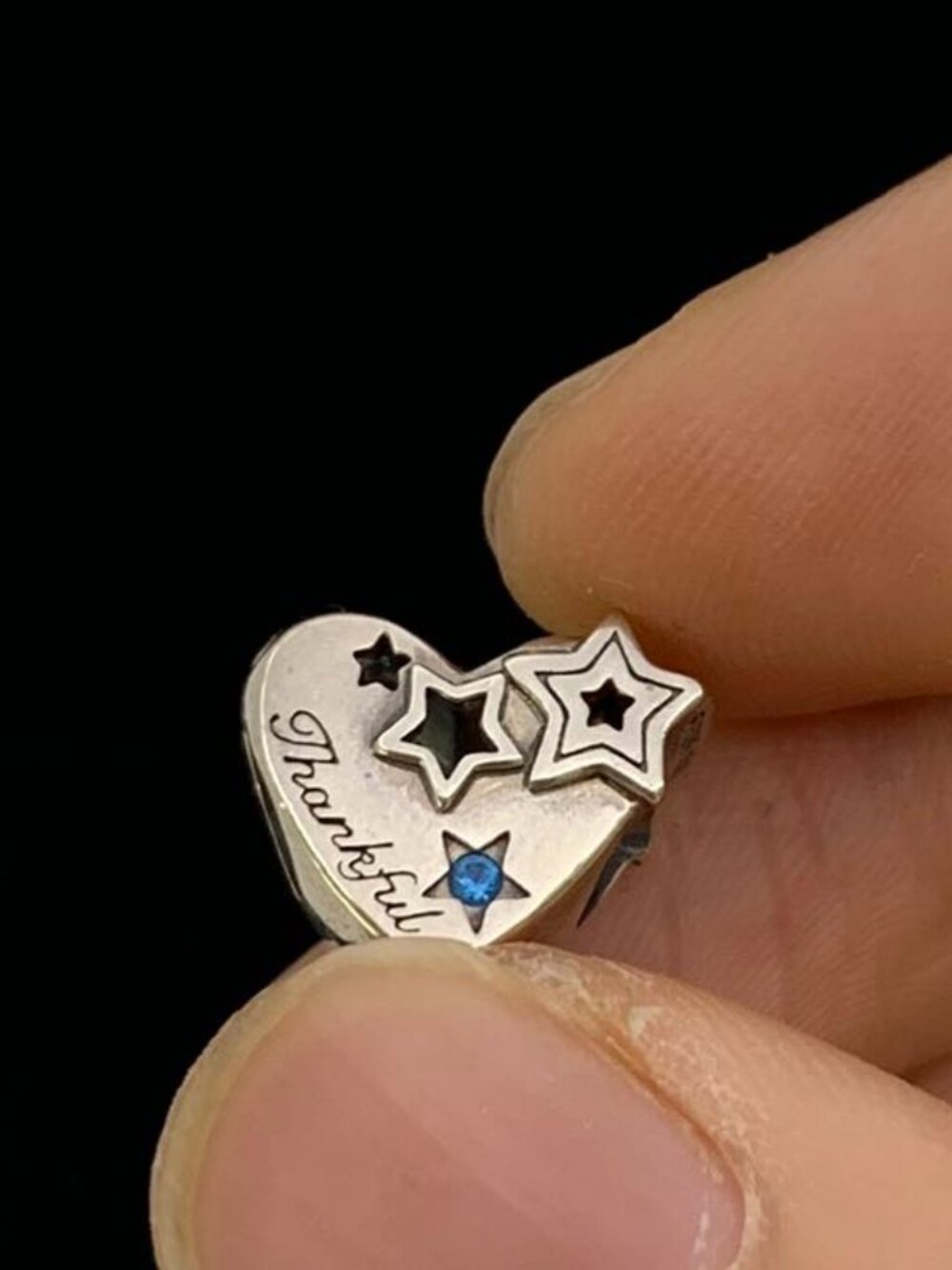 ✨🔥PPandora Tap into gratitude with the Thankful Heart & Stars Charm